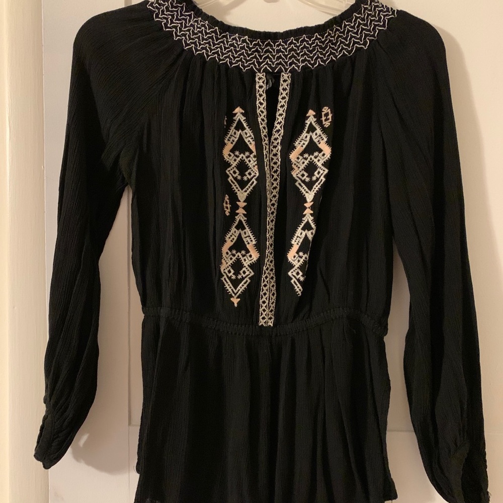 Off the shoulder Fate Top Black Boho M